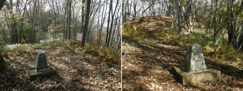 白髪岩山頂の原三角測点
